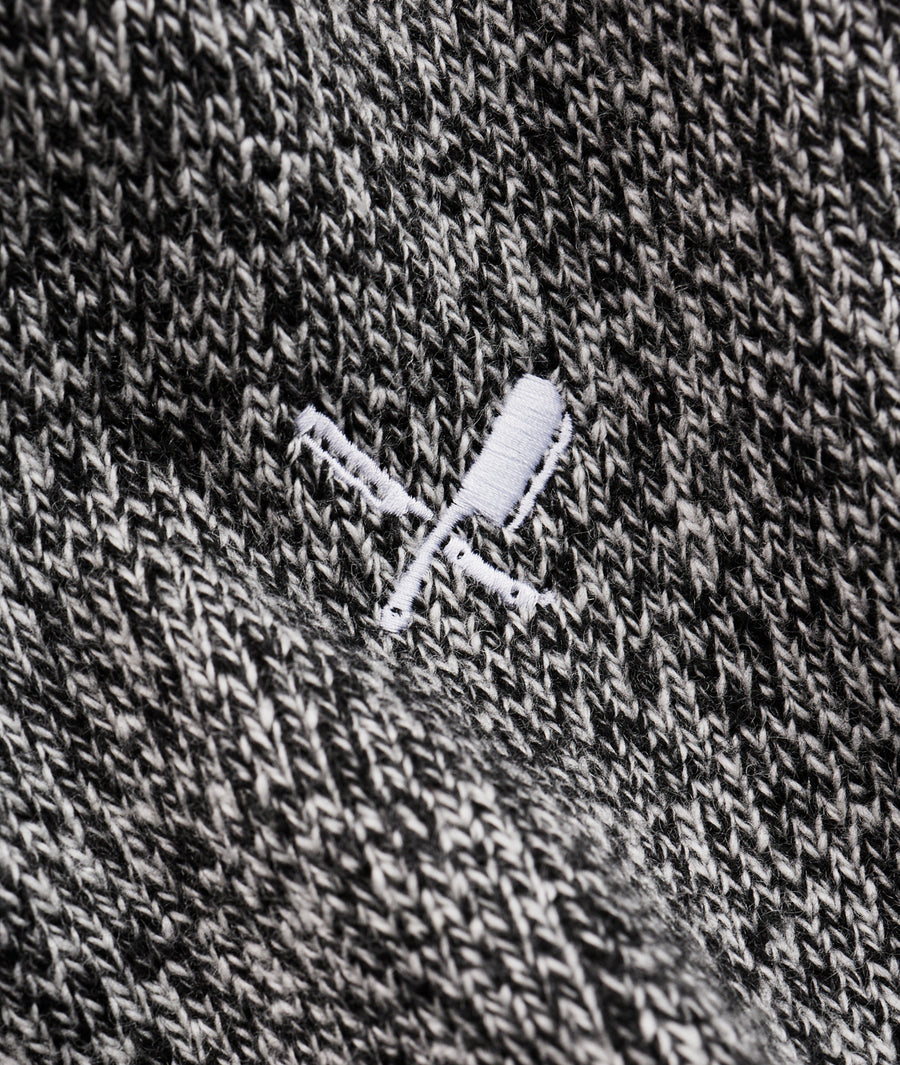 Mouliné Knit Crew Neck