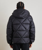 Diamond Quilt Hooded Puffer