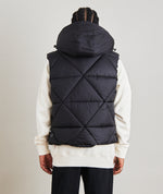 Diamond Quilt Hooded Puffer