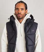 Diamond Quilt Hooded Puffer
