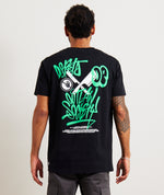 Graffiti Tagged Blades Crew Neck