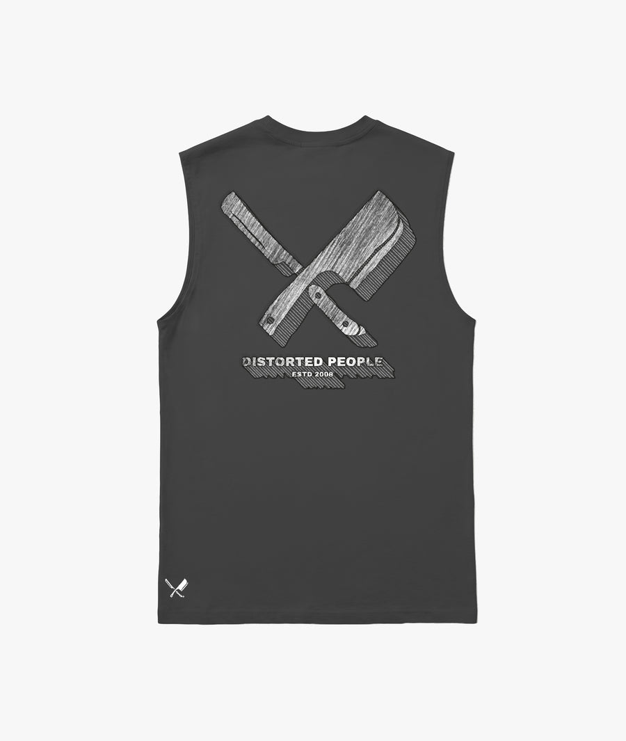 3D Sketch Blades Crew Neck