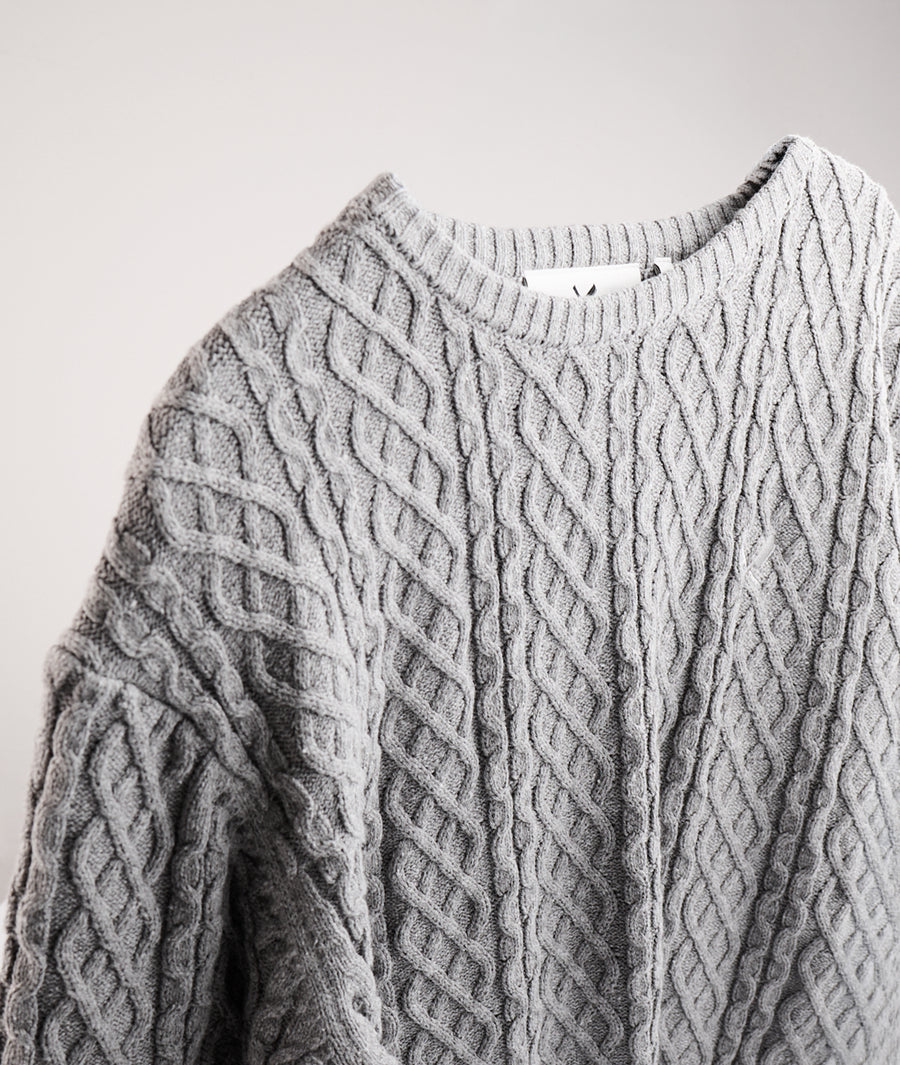 Cable Knit Crew Neck
