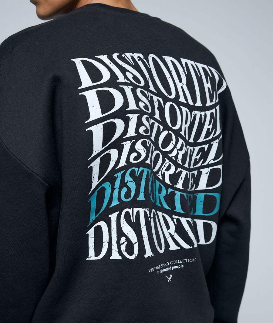 Vintage Distorted Crew Neck
