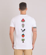 Summer Pixel Wallpaper Crew Neck