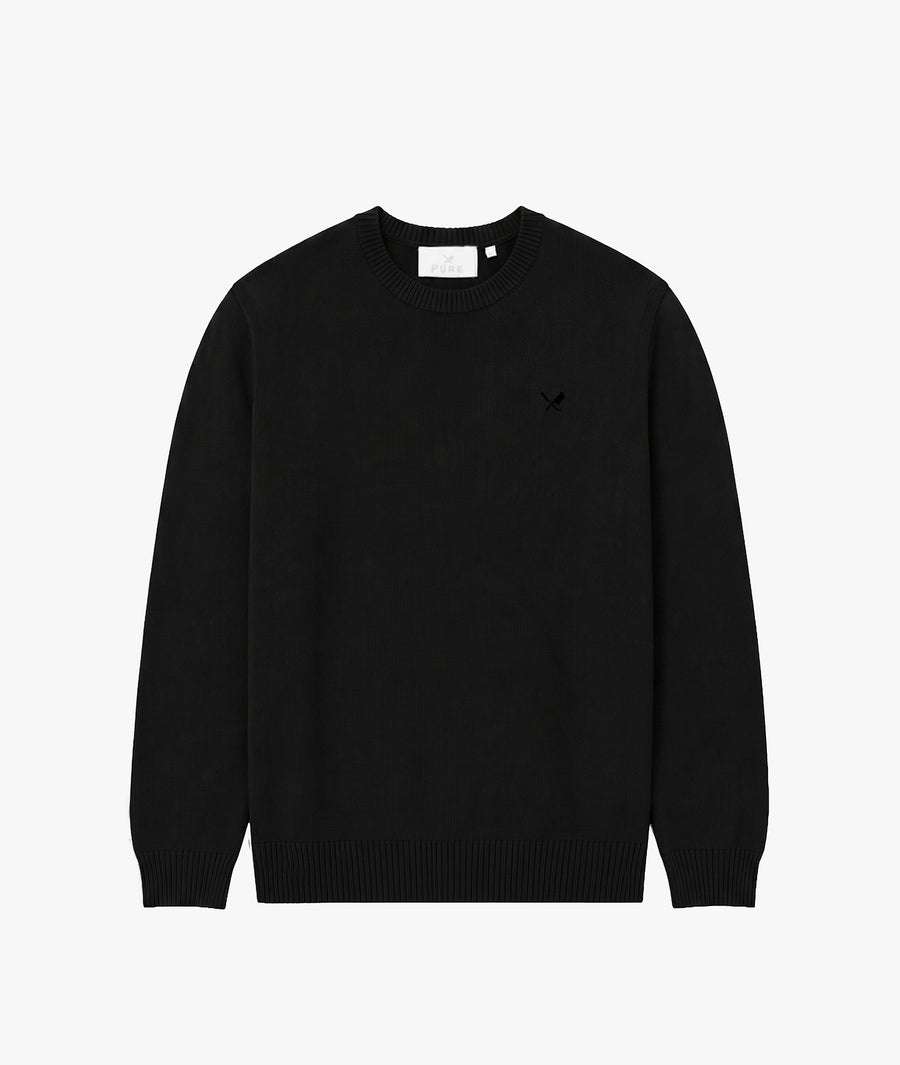 Pure Heavy Knit Crew Neck