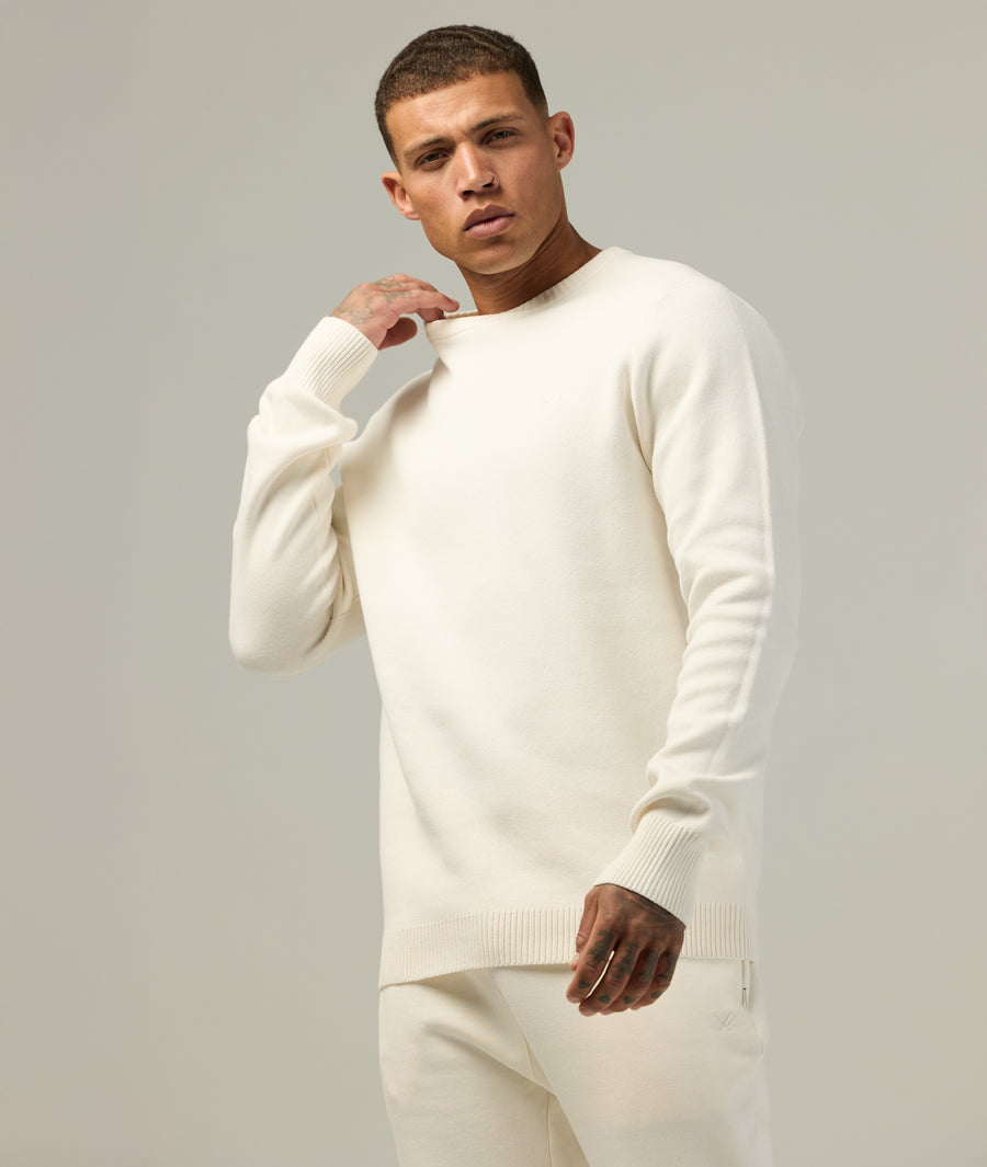 Pure Heavy Knit Crew Neck
