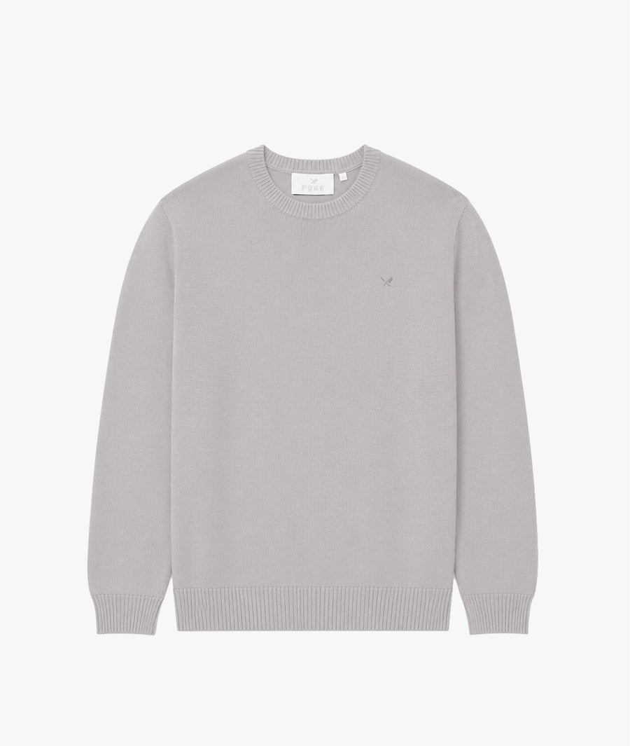 Pure Heavy Knit Crew Neck