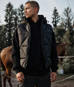 Diamond Quilt Hooded Puffer