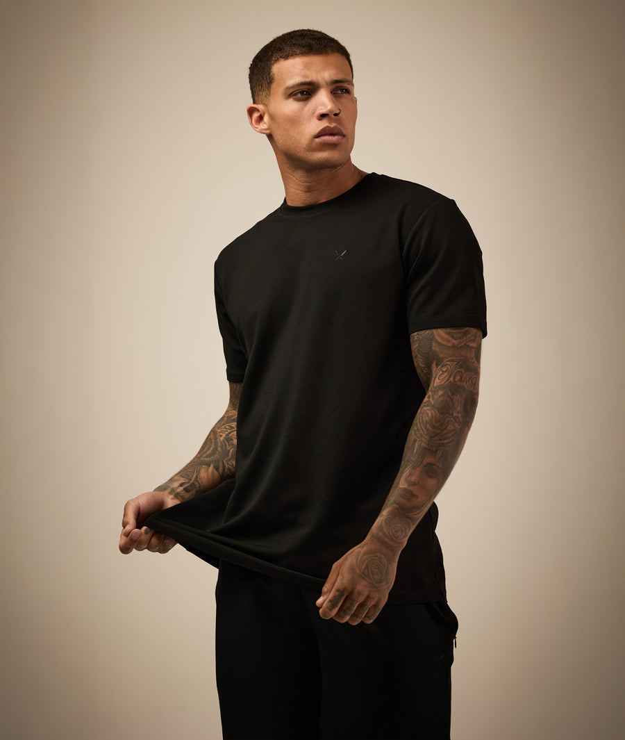 Pure Double Jersey Crew Neck