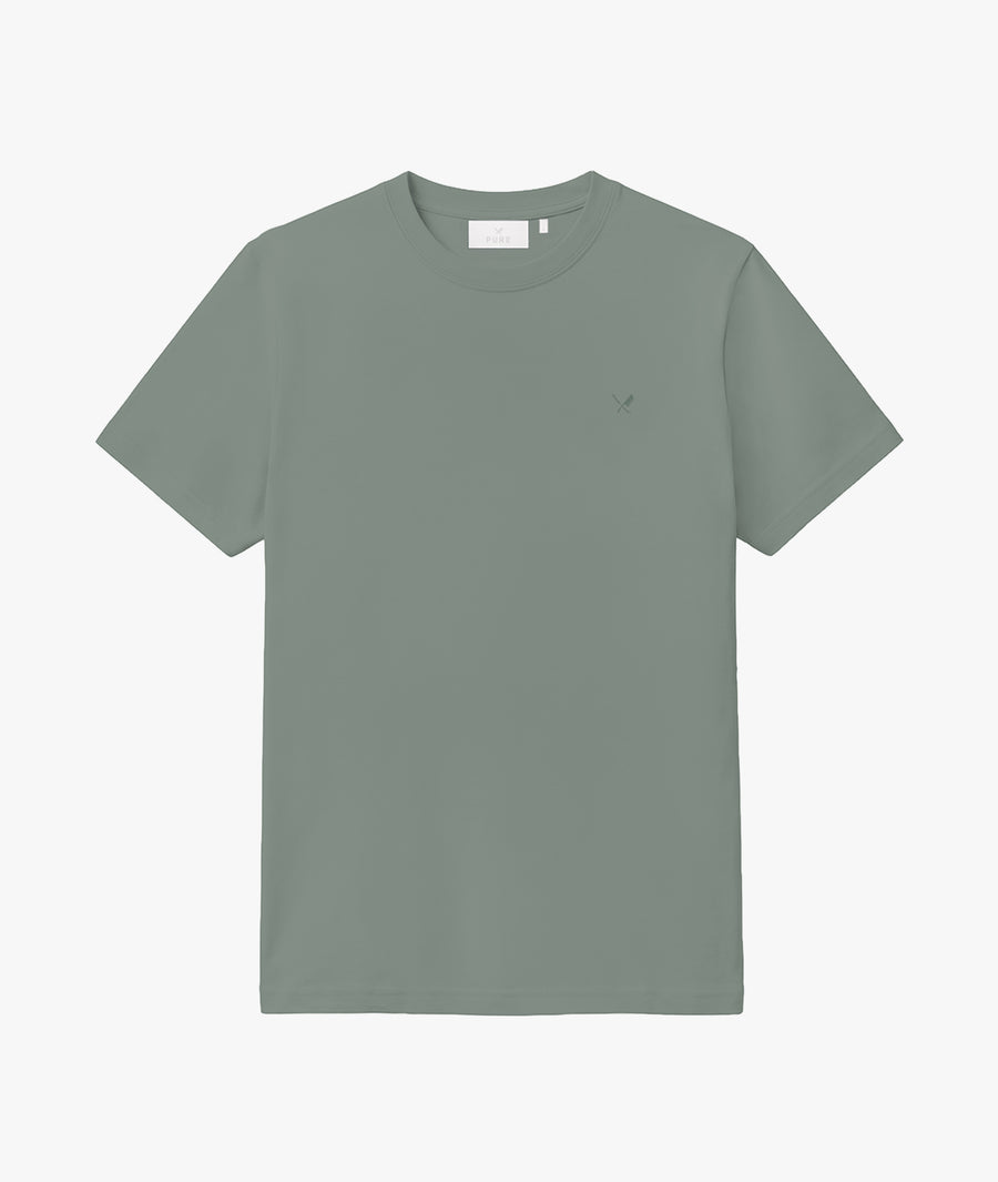 Pure Mercerized Crew Neck