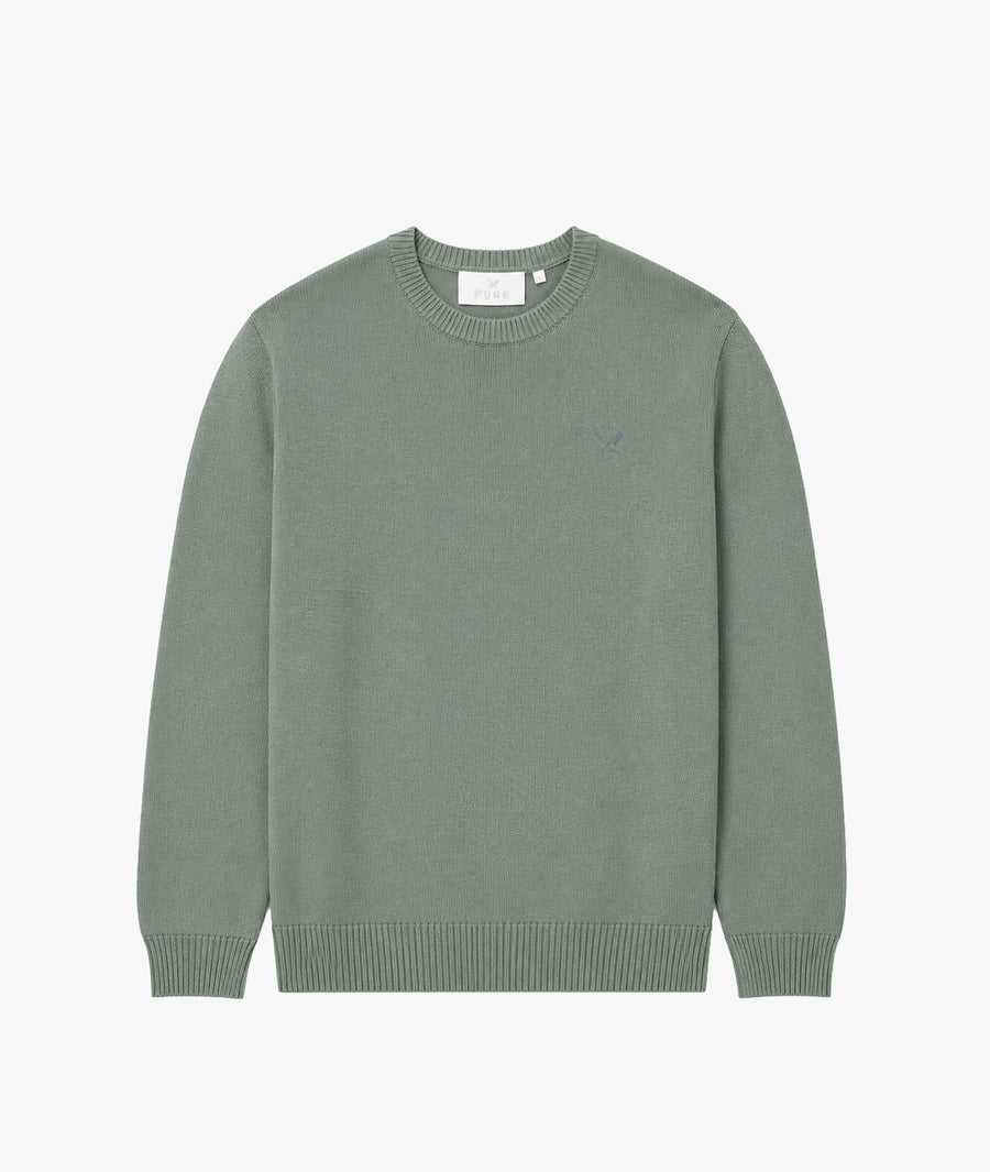 Pure Heavy Knit Crew Neck
