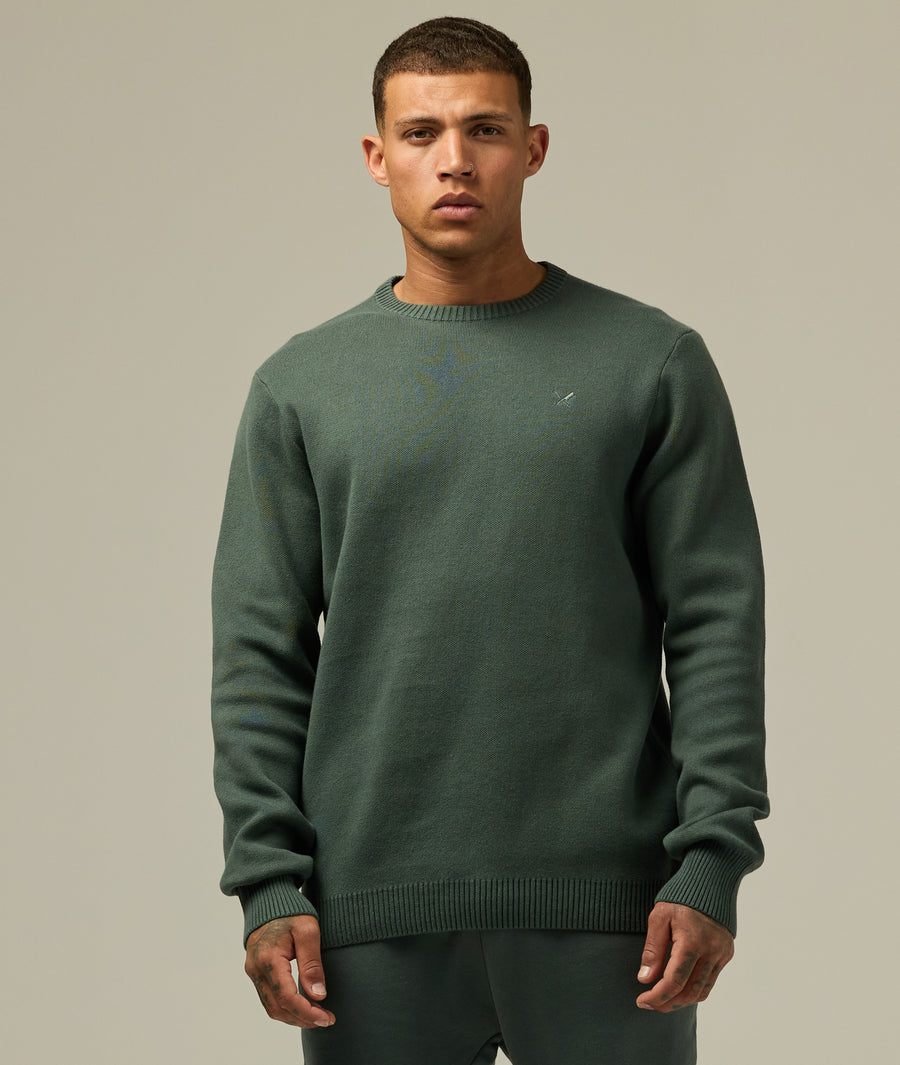Pure Heavy Knit Crew Neck