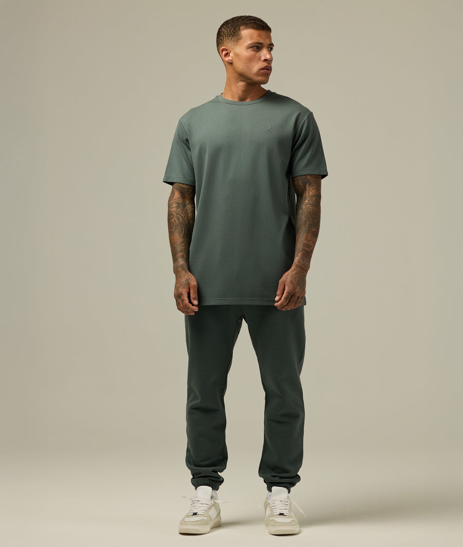 Pure Double Jersey Crew Neck