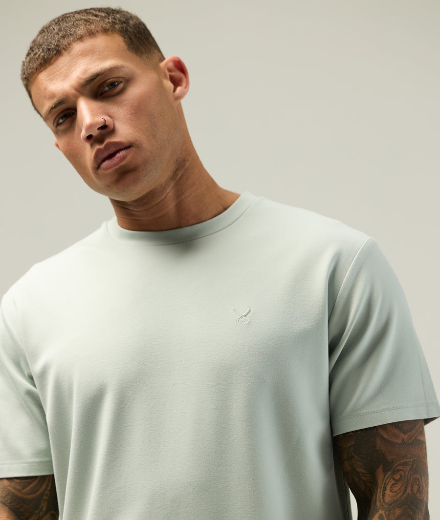 Pure Double Jersey Crew Neck
