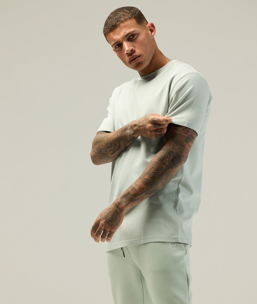 Pure Double Jersey Crew Neck