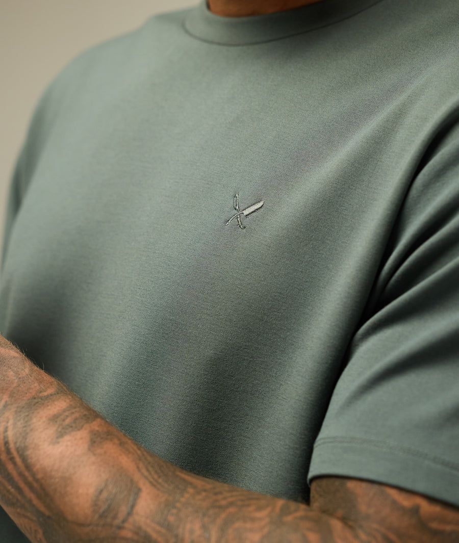 Pure Double Jersey Crew Neck
