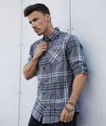 Intersect Patched Flannel