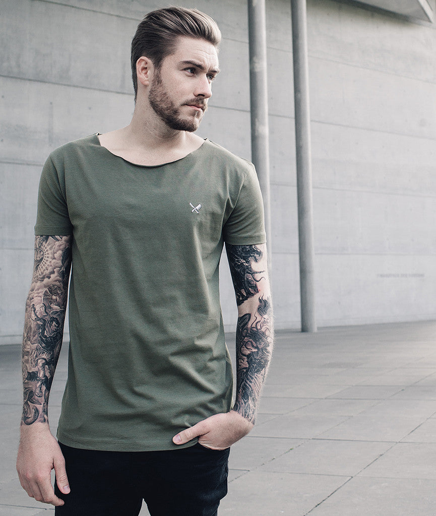 Cutted Neck t-shirt by Distorted People