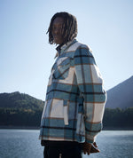 Check Padded Jacket Check Padded - Distorted People